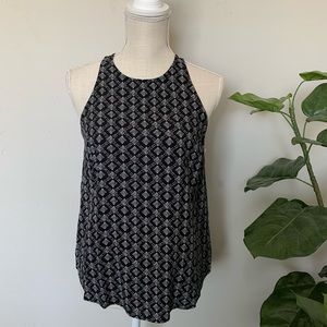 Old Navy Black/White Blouse NWT